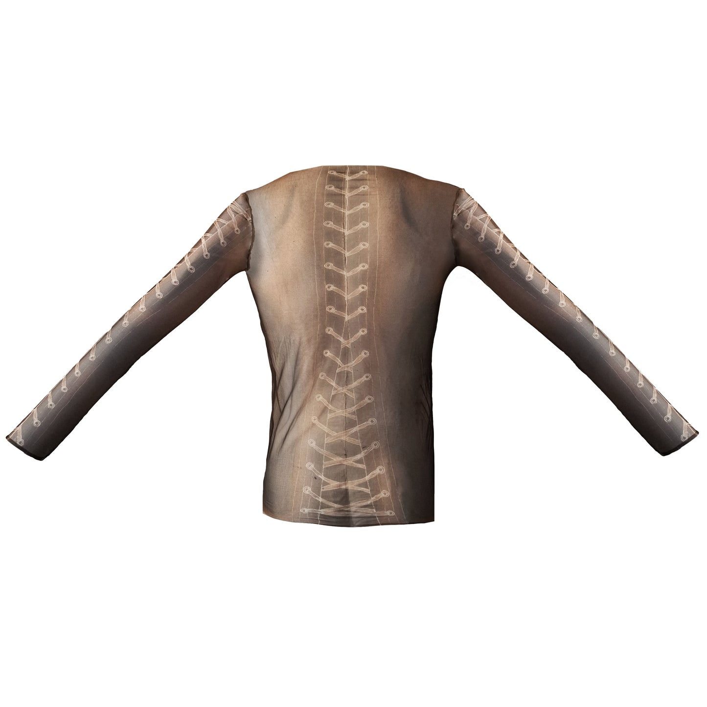 CORSET PRINT MESH TOP