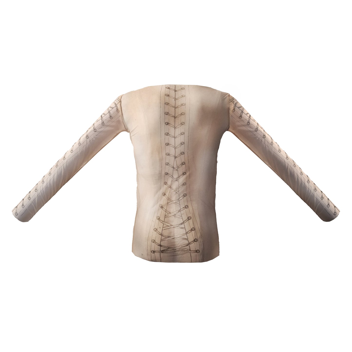 CORSET PRINT MESH TOP